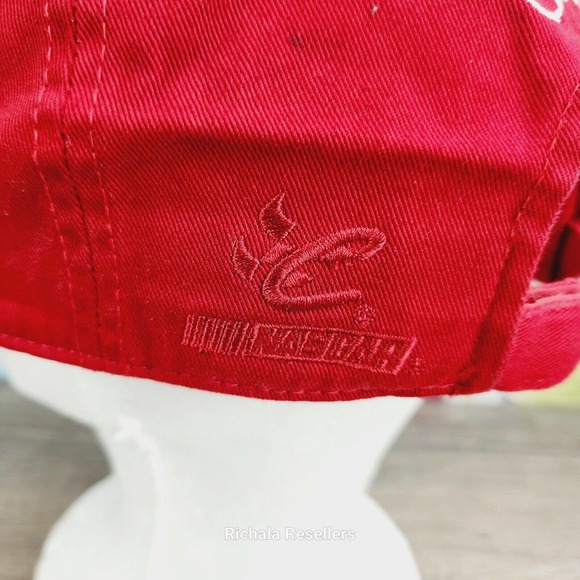 Chase Authentics Dale Earnhardt Jr #8 Hat Red Baseball Strap Back Cap Adjustable - Picture 5 of 8